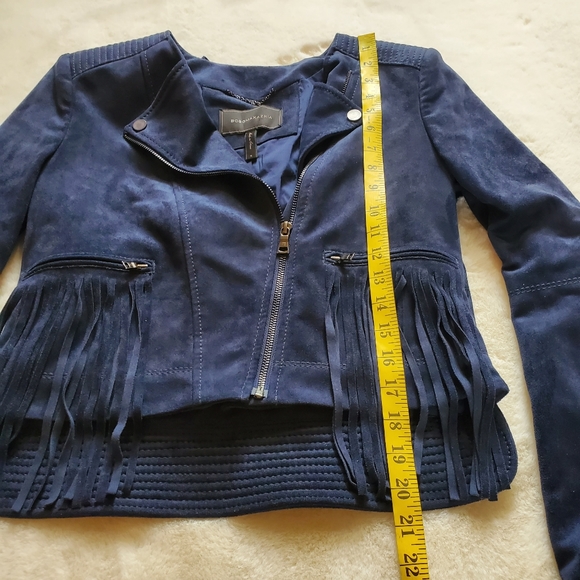 BCBGMAXAZRIA Brylee Fringe Jacket Size Small - Picture 5 of 8